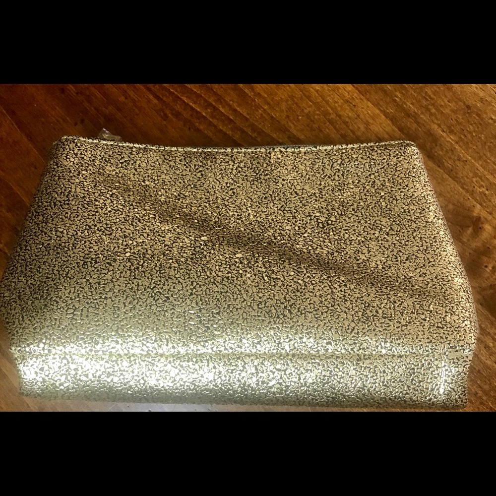 Ish Gold Makeup Bag. Pop it in your overnite bag